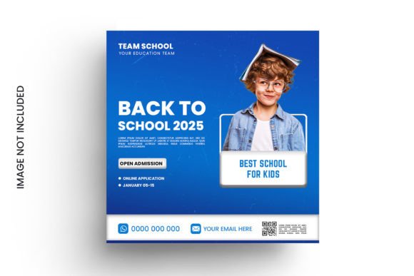 2025 Back to School Social Media Post: A Professional Template for Businesses