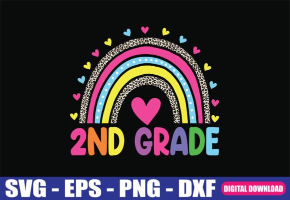 2nd Grade Teacher Rainbow Back to School