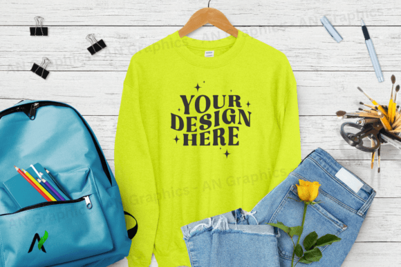 Back to School Gildan 18000 Mockup 0104: A Versatile Tool for Designers and Creators