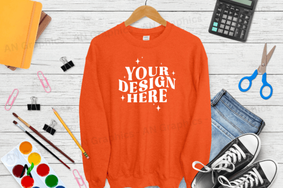 Back to School Gildan 18000 Mockup 0138: A Versatile Tool for Designers