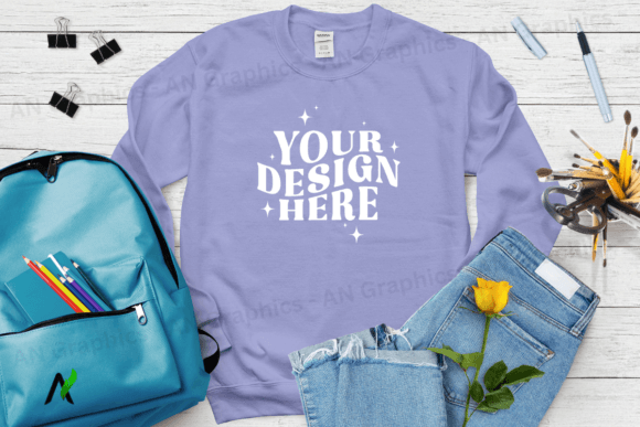Back to School Gildan 18000 Mockup - 035: A Versatile Tool for Designers and Creators