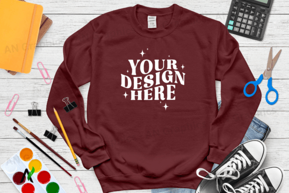 Back to School Gildan 18000 Mockup - 056: A Versatile Tool for Designers and Merchants
