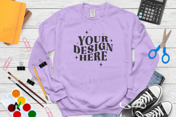 Back to School Gildan 18000 Mockup - 062