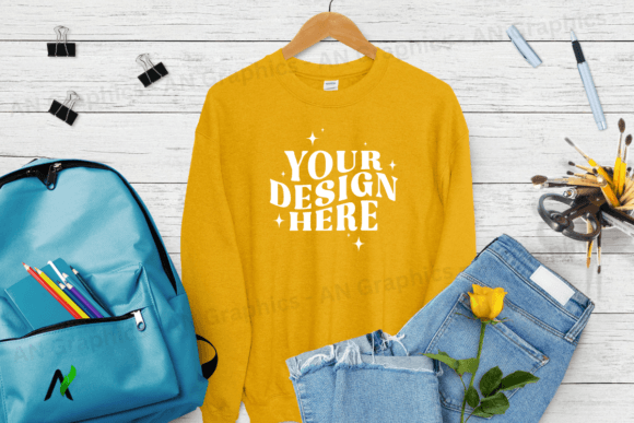 Back to School Gildan 18000 Mockup - 087: A Strategic Tool for Designers and Creators