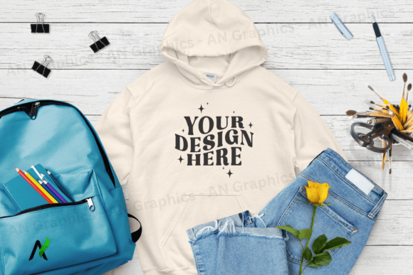 Back to School Gildan 18500 Mockup - 019