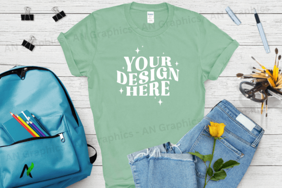 Back to School Gildan 5000 Mockup - 0184