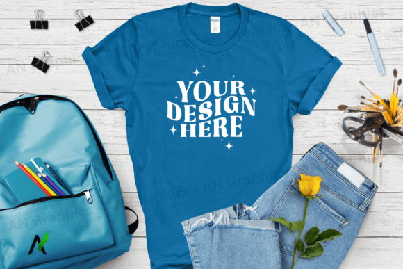 Back to School Gildan 5000 Mockup - 0199