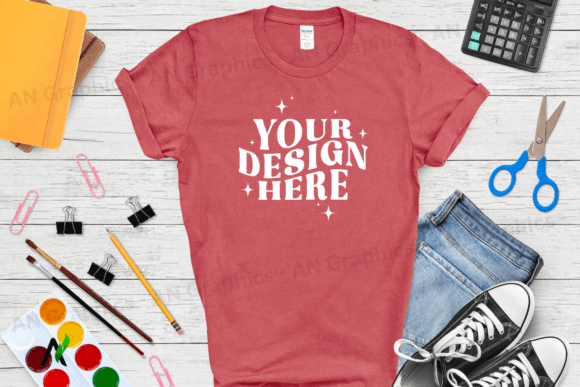 Back to School Gildan 5000 Mockup - 0240