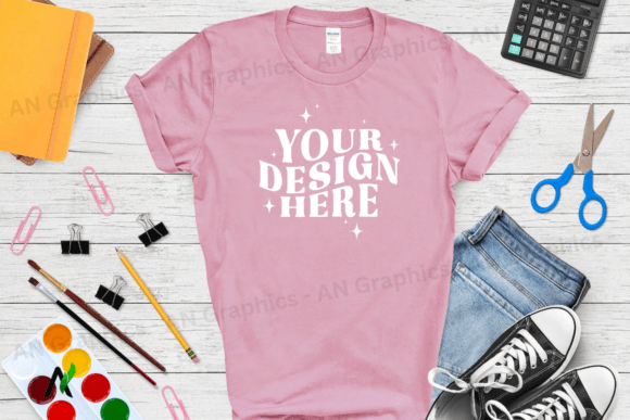 Back to School Gildan 5000 Mockup - 0248