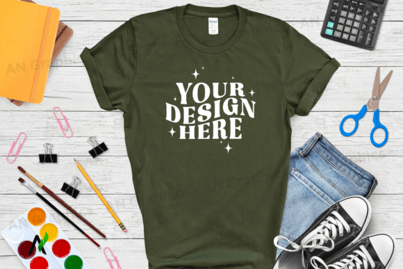 Back to School Gildan 5000 Mockup - 0253: A Versatile Tool for Designers