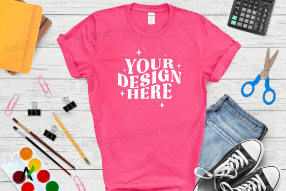 Back To School Gildan 5000 Mockup - 0267: A Versatile Tool for Designers