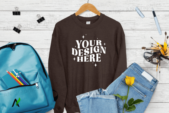 Mastering Your Design Workflow with the Back to School Gildan 18000 Mockup - 083