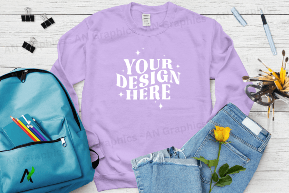 Mastering Your Design Workflow with the Back to School Gildan 18000 Mockup - 024